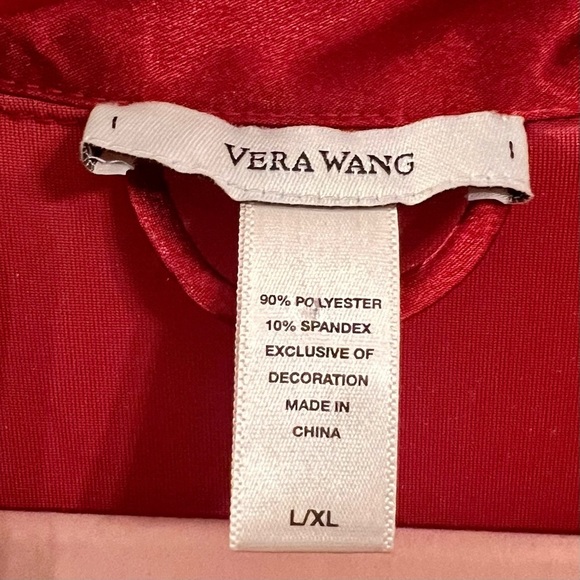 Vera Wang Red Women's Robe - Picture 6 of 8